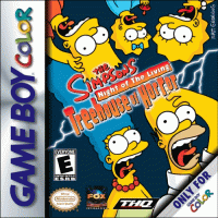 The Simpsons Night of the Living Treehouse of Horror GameBoy Color  box art